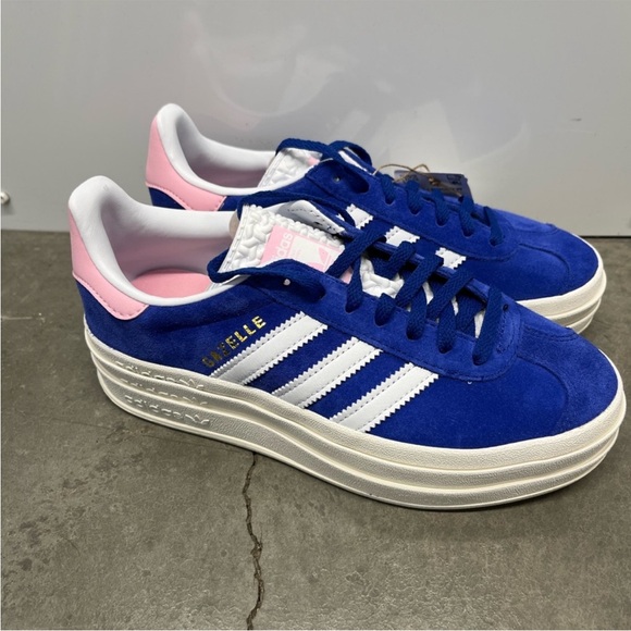 adidas Gazelle Bold True Pink/Semi Lucid Blue - Picture 7 of 9
